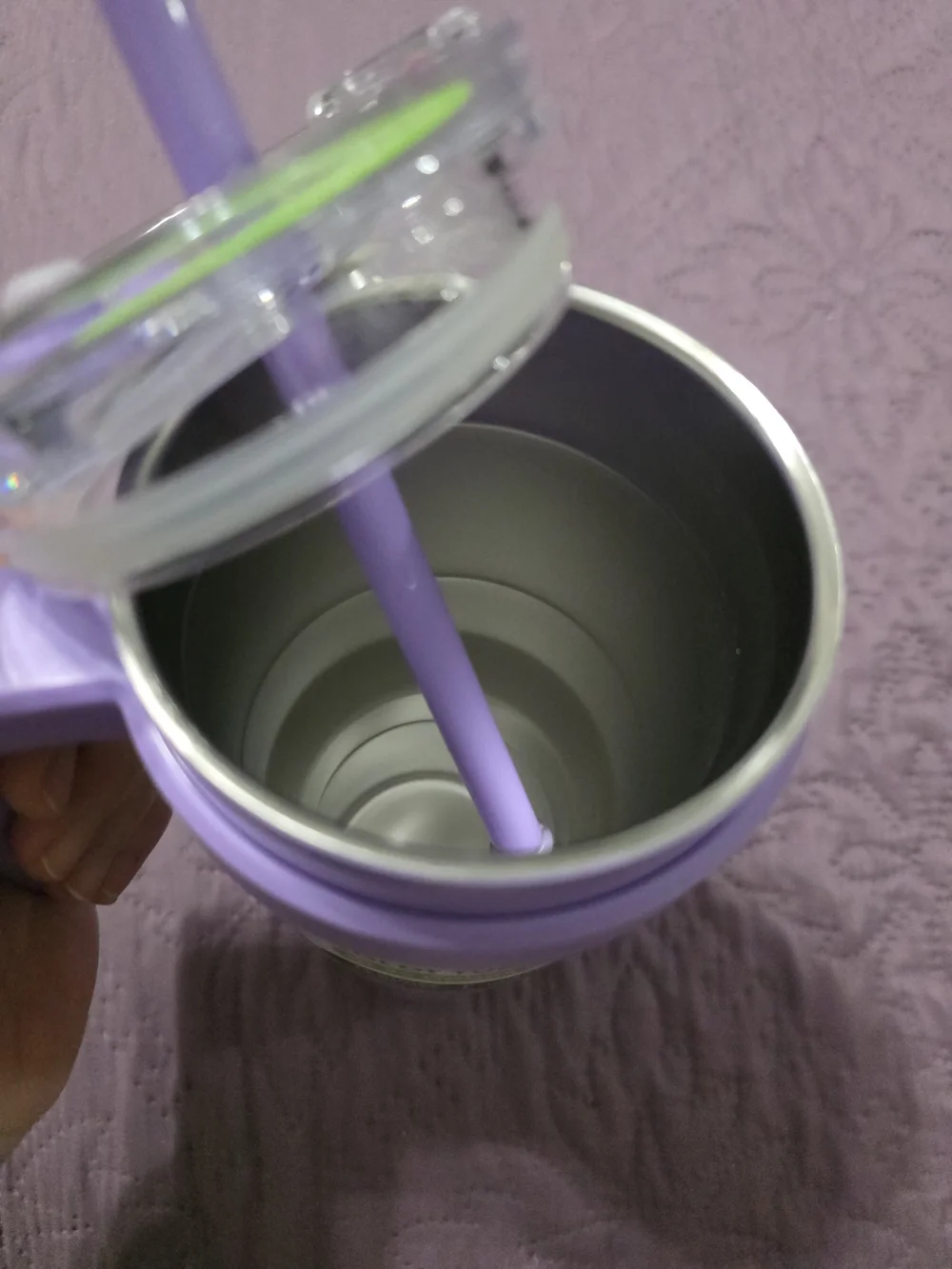 Reduce Lavender Cold1 Insulated Tumbler with Handle - Lavender